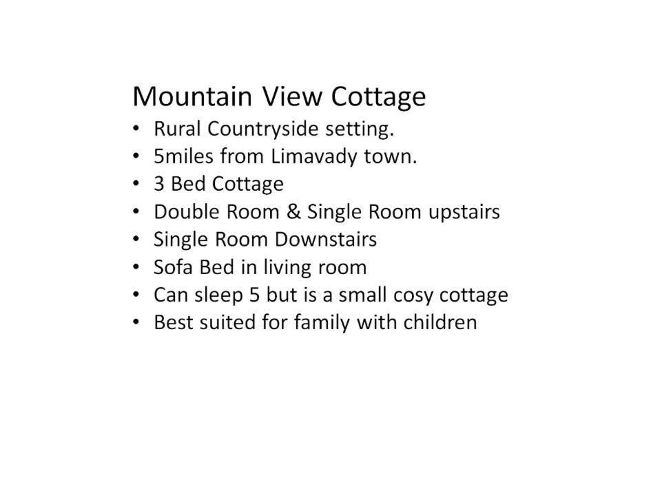 Mountain View Cottage Limavady Bagian luar foto